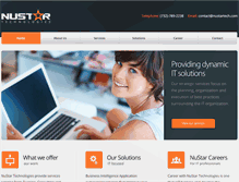 Tablet Screenshot of nustartech.com